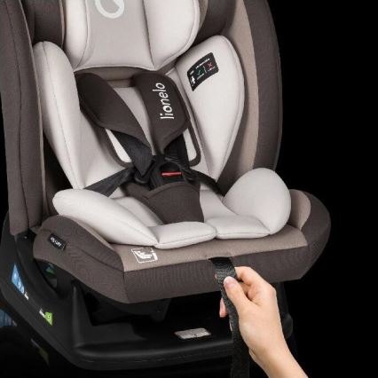 Lionelo - Bērnu auto sēdeklis AART i-Size 40-150 cm brūns/krēmīgs