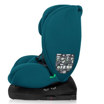 Lionelo - Bērnu auto sēdeklis ar bāzi, pagriežams BASTIAAN i-Size 40-150 cm Indigo zils