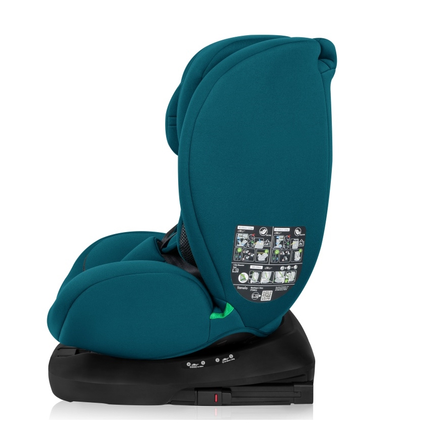 Lionelo - Bērnu auto sēdeklis ar bāzi, pagriežams BASTIAAN i-Size 40-150 cm Indigo zils