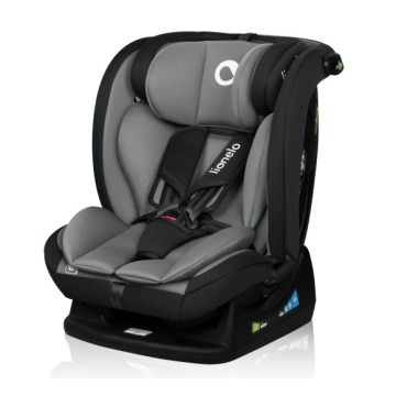 Lionelo - bērnu auto sēdeklis IZZY i-Size 40-150 cm melns/pelēks