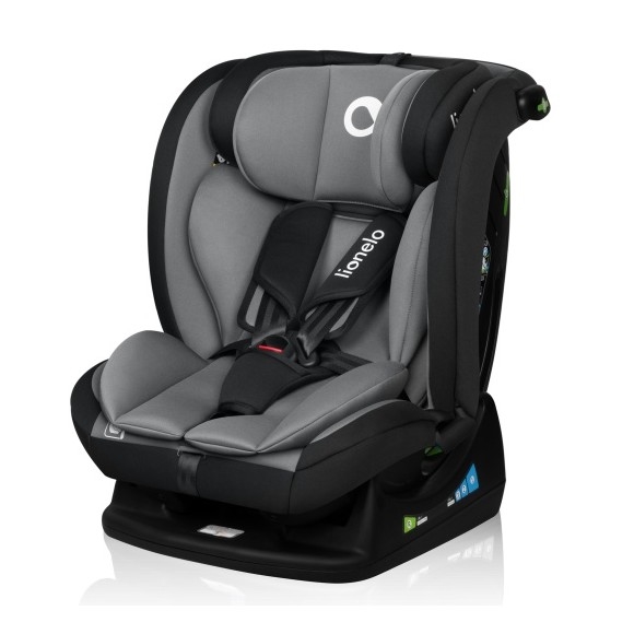 Lionelo - bērnu auto sēdeklis IZZY i-Size 40-150 cm melns/pelēks