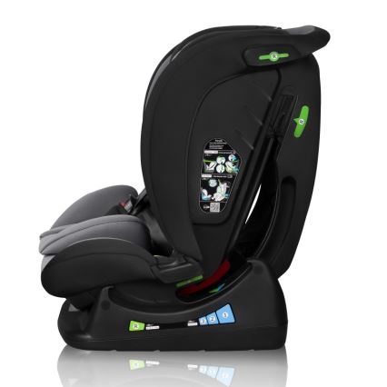 Lionelo - bērnu auto sēdeklis IZZY i-Size 40-150 cm melns/pelēks