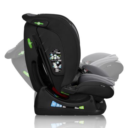Lionelo - bērnu auto sēdeklis IZZY i-Size 40-150 cm melns/pelēks