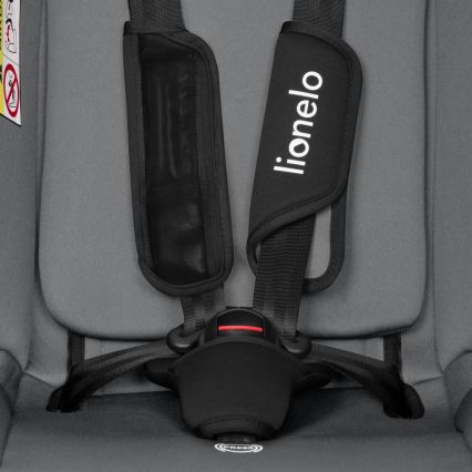 Lionelo - bērnu auto sēdeklis IZZY i-Size 40-150 cm melns/pelēks