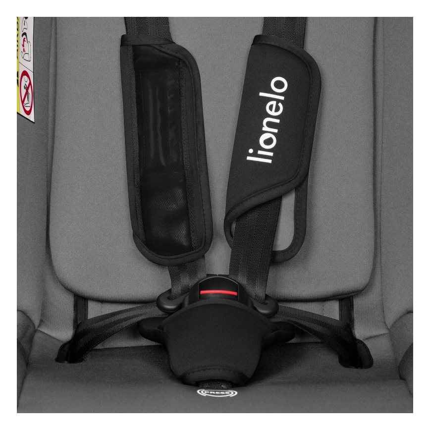 Lionelo - bērnu auto sēdeklis IZZY i-Size 40-150 cm melns/pelēks