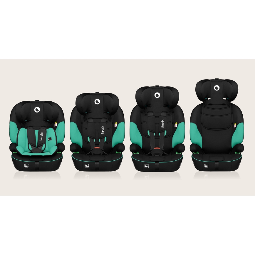 Lionelo - Bērnu auto sēdeklis LEVI i-Size 76-150 cm smaragda zaļš