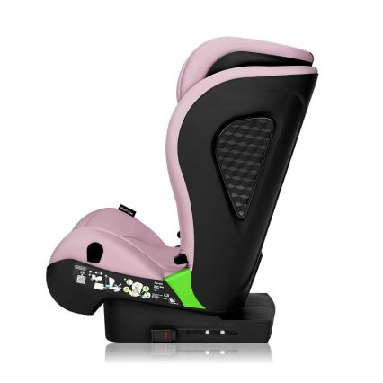Lionelo - Bērnu auto sēdeklis NEAL i-Size 100-150 cm rozā-lillā