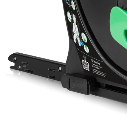 Lionelo - Bērnu autokrēsls ar pagriežamu bāzi HARPER i-Size 76-150 cm Black Carbon