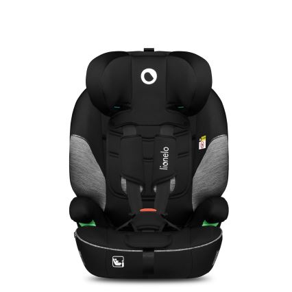 Lionelo - Bērnu autokrēsls LEVI i-Size 76-150 cm, melns/pelēks
