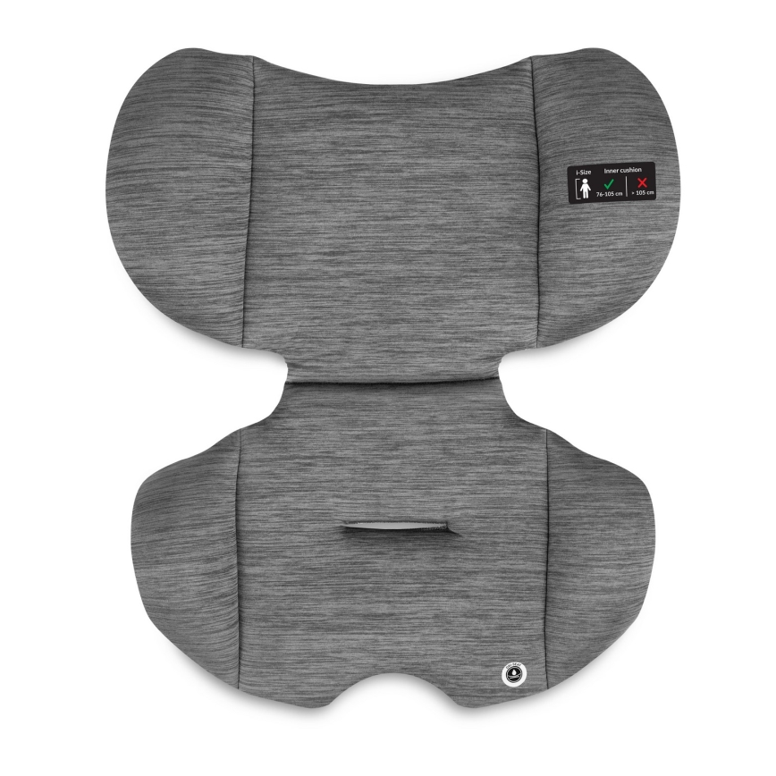 Lionelo - Bērnu autokrēsls LEVI i-Size 76-150 cm, melns/pelēks