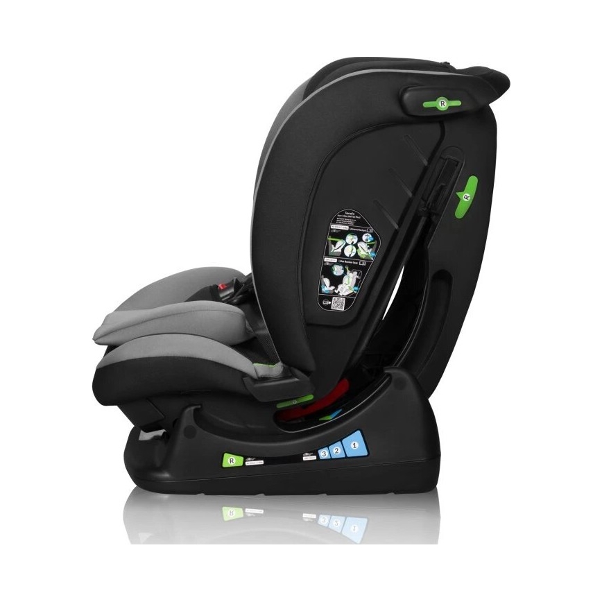 Lionelo - Bērnu autosēdeklis AART i-Size 40-150 cm melns/pelēks
