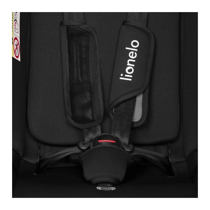 Lionelo - Bērnu autosēdeklis AART i-Size 40-150 cm melns/pelēks