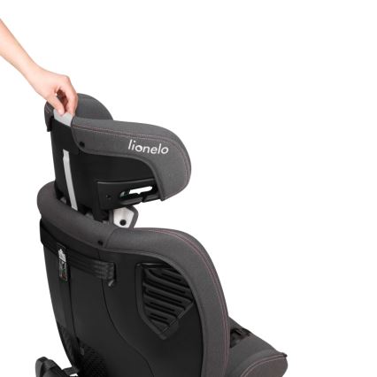 Lionelo - Pagriežams bērnu autosēdeklis ar bāzi BASTIAAN ONE i-Size 40-150 cm rozā
