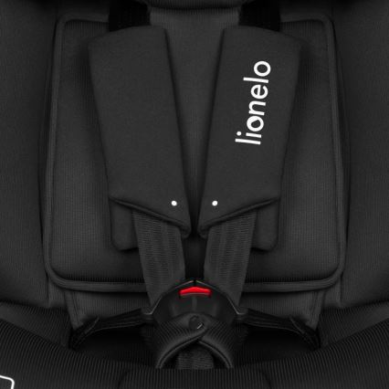 Lionelo - Bērnu autosēdeklis ar bāzi, pagriezams BRAVE i-Size 40-150 cm Black Carbon