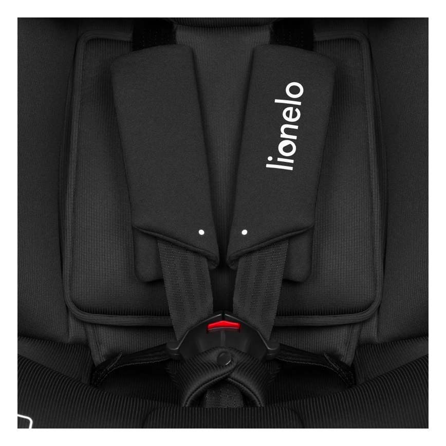 Lionelo - Bērnu autosēdeklis ar bāzi, pagriezams BRAVE i-Size 40-150 cm Black Carbon