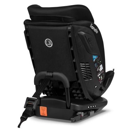 Lionelo - Bērnu autosēdeklis ar pagriežamu bāzi BASTIAAN i-Size 40-150 cm Black Carbon