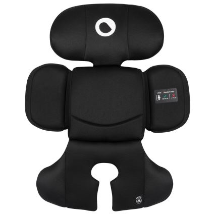 Lionelo - Bērnu autosēdeklis ar pagriežamu bāzi BASTIAAN i-Size 40-150 cm Black Carbon