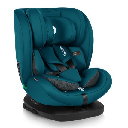 Lionelo - Bērnu autosēdeklis ar rotējošu bāzi BASTIAAN i-Size 40-150 cm indigo zils