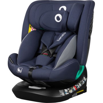 Lionelo - Bērnu autosēdeklis ar rotējošu bāzi BASTIAAN ONE i-Size 40-150 cm Blue Navy