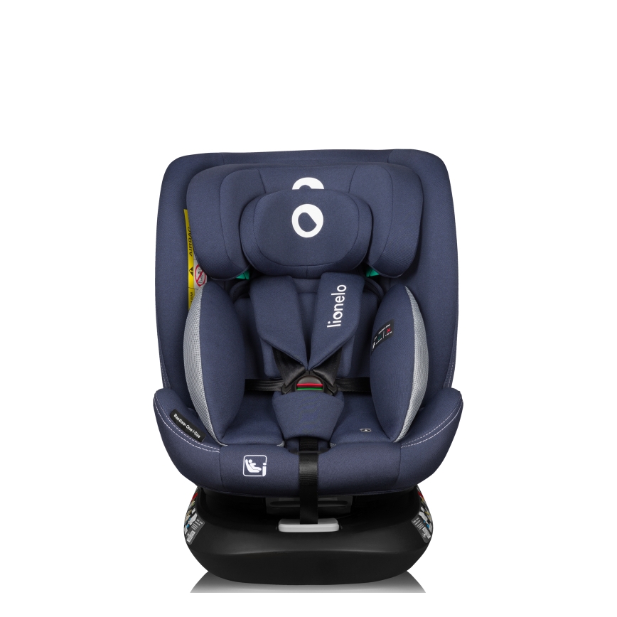 Lionelo - Grozāms bērnu autosēdeklis ar bāzi BASTIAAN ONE i-Size 40-150 cm Tumši zils