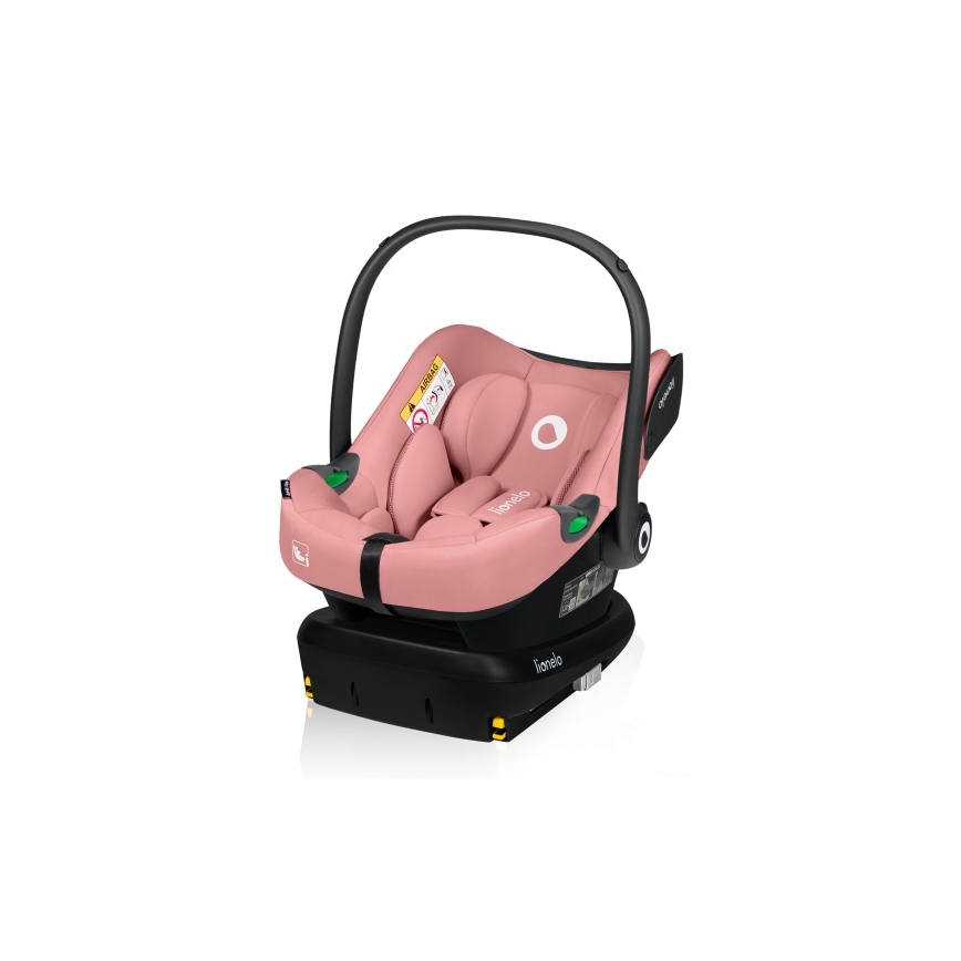 Lionelo - Bērnu autosēdeklis ASTRID i-Size 40-87 cm Koraļļu rozā