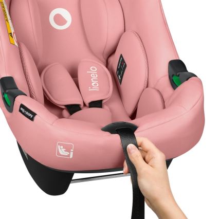 Lionelo - Bērnu autosēdeklis ASTRID i-Size 40-87 cm Koraļļu rozā
