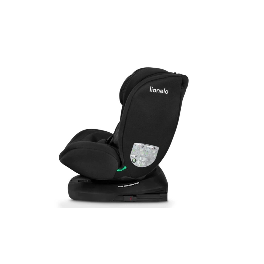 Lionelo - Bērnu autosēdeklis BASTIAAN i-Size 40-150 cm melns