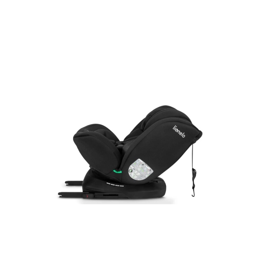 Lionelo - Bērnu autosēdeklis BASTIAAN i-Size 40-150 cm melns