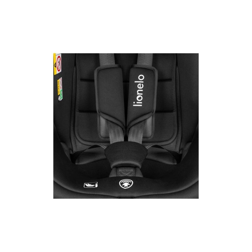 Lionelo - Bērnu autosēdeklis BASTIAAN i-Size 40-150 cm melns