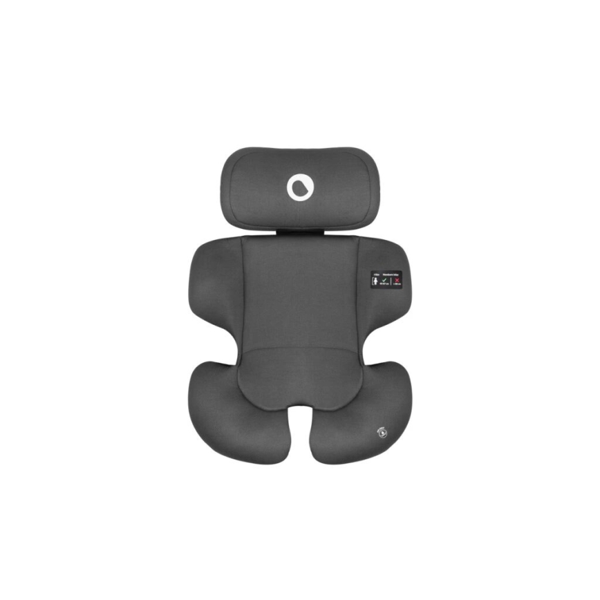 Lionelo - Bērnu autosēdeklis BASTIAAN i-Size 40-150 cm melns/pelēks