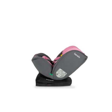 Lionelo - Bērnu autosēdeklis BASTIAAN i-Size 40-150 cm pelēks/rozā