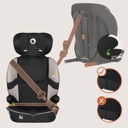 Lionelo - Bērnu autosēdeklis BILLY i-Size 76-150 cm Latte bēšs