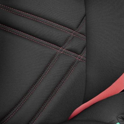 Lionelo - Bērnu autosēdeklis HUGO i-Size 100-150 cm melns/rozā