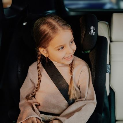 Lionelo - Bērnu autosēdeklis IGO i-Size 100-150 cm Melns Carbon