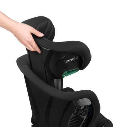 Lionelo - Bērnu autosēdeklis IGO i-Size 100-150 cm Melns Carbon