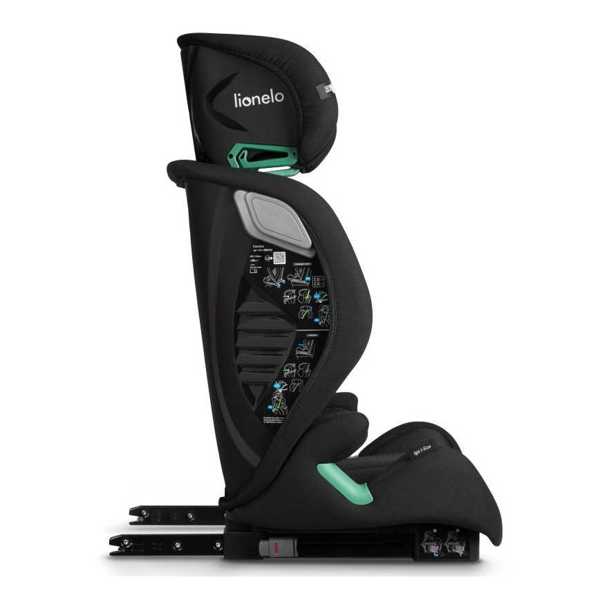 Lionelo - Bērnu autosēdeklis IGO i-Size 100-150 cm Melns Carbon