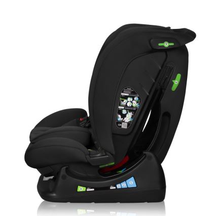 Lionelo - Bērnu autosēdeklis IZZY i-Size 40-150 cm Melns Carbon