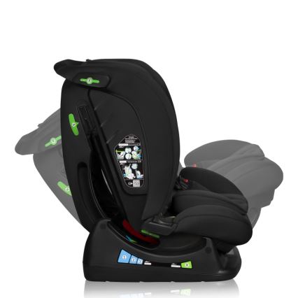 Lionelo - Bērnu autosēdeklis IZZY i-Size 40-150 cm Melns Carbon