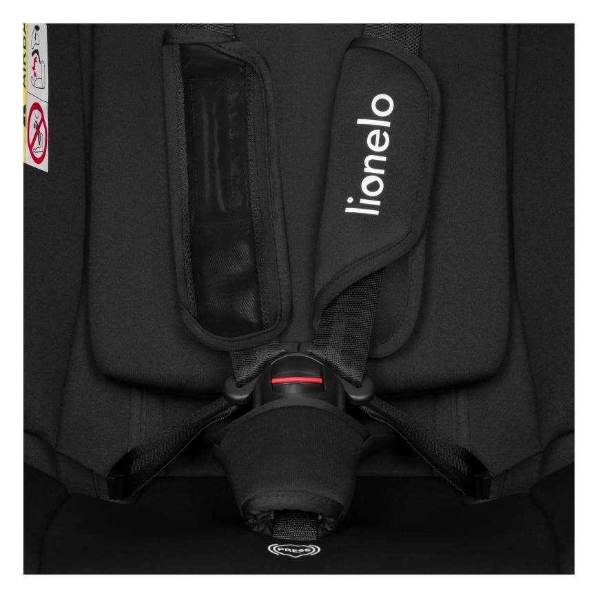 Lionelo - Bērnu autosēdeklis IZZY i-Size 40-150 cm Melns Carbon