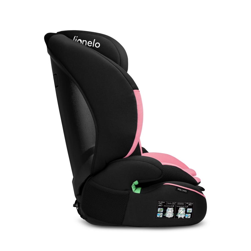 Lionelo - Bērnu autosēdeklis LEVI i-Size 76-150 cm Rozā Baby