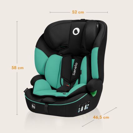 Lionelo - Bērnu autosēdeklis LEVI i-Size 76-150 cm smaragda zaļš