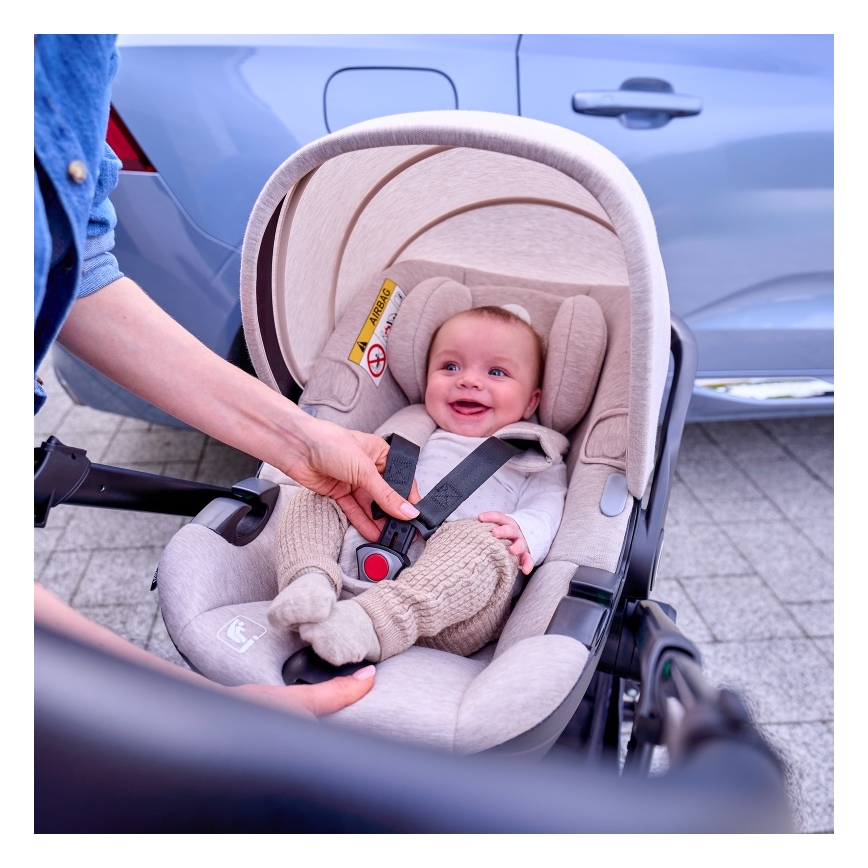 Lionelo - Bērnu autosēdeklis MOXIE i-Size 40-87 cm smilškrāsas