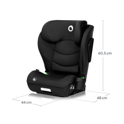 Lionelo - Bērnu autosēdeklis NEAL i-Size 100-150 cm Black Carbon