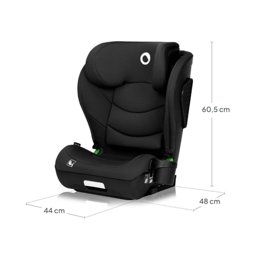 Lionelo - Bērnu autosēdeklis NEAL i-Size 100-150 cm Black Carbon