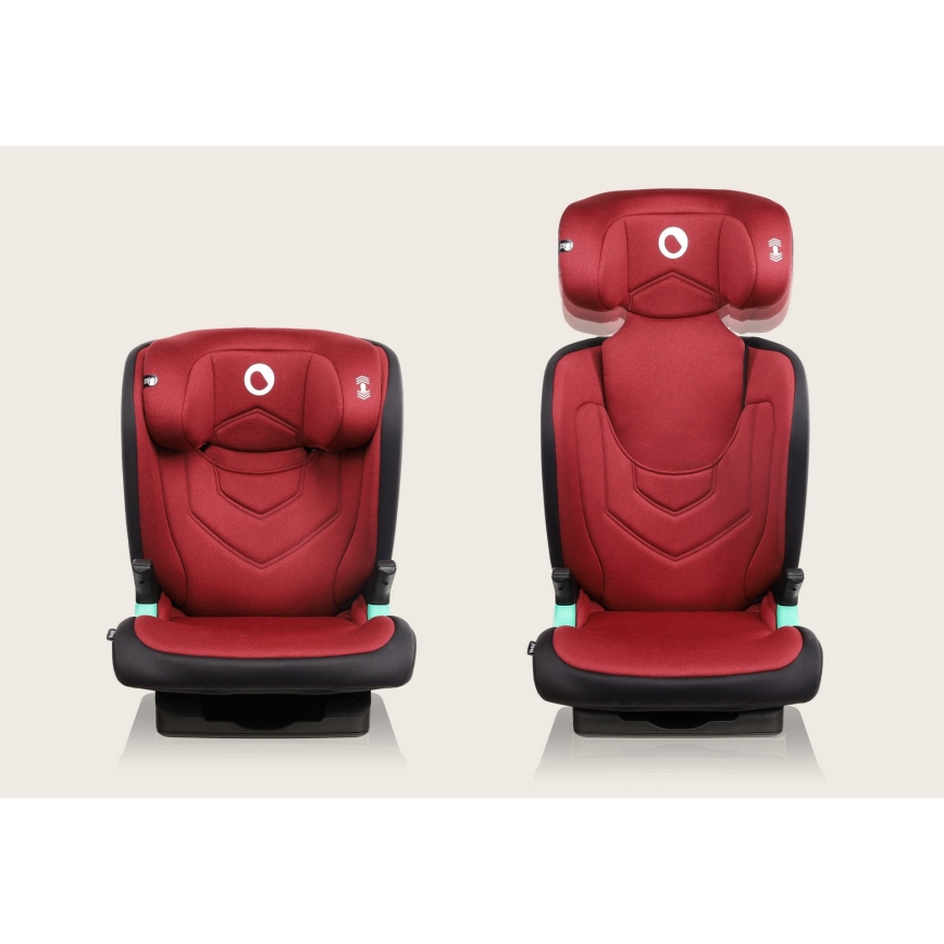 Lionelo - Bērnu autosēdeklis NEAL i-Size 100-150 cm Burgundijas sarkans