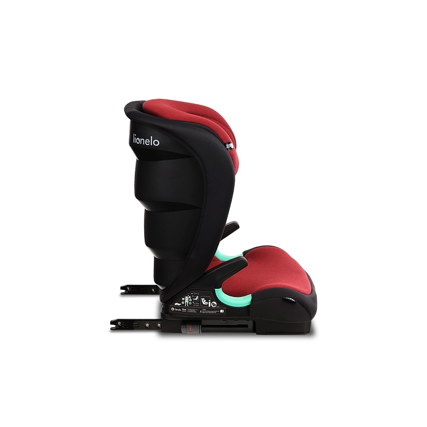 Lionelo - Bērnu autosēdeklis NEAL i-Size 100-150 cm Burgundijas sarkans