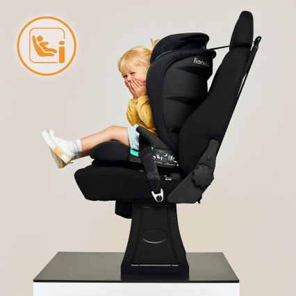 Lionelo - Bērnu autosēdeklis NEAL i-Size 100-150 cm Melnais Onikss