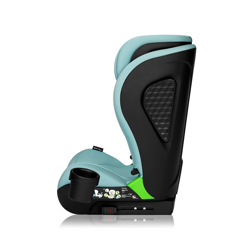 Lionelo - Bērnu autosēdeklis NEAL i-Size 100-150 cm zaļš tirkīzzils