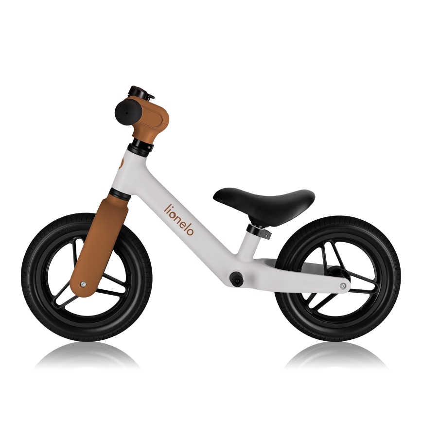 Lionelo - bērnu balansa velosipēds TONI smilškrāsas