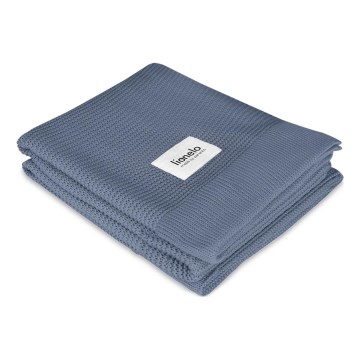 Lionelo - bērnu bambusa sega BAMBOO BLANKET 75x100 cm zila